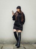 Dámska predlžená VSB mikina QR KÓD black