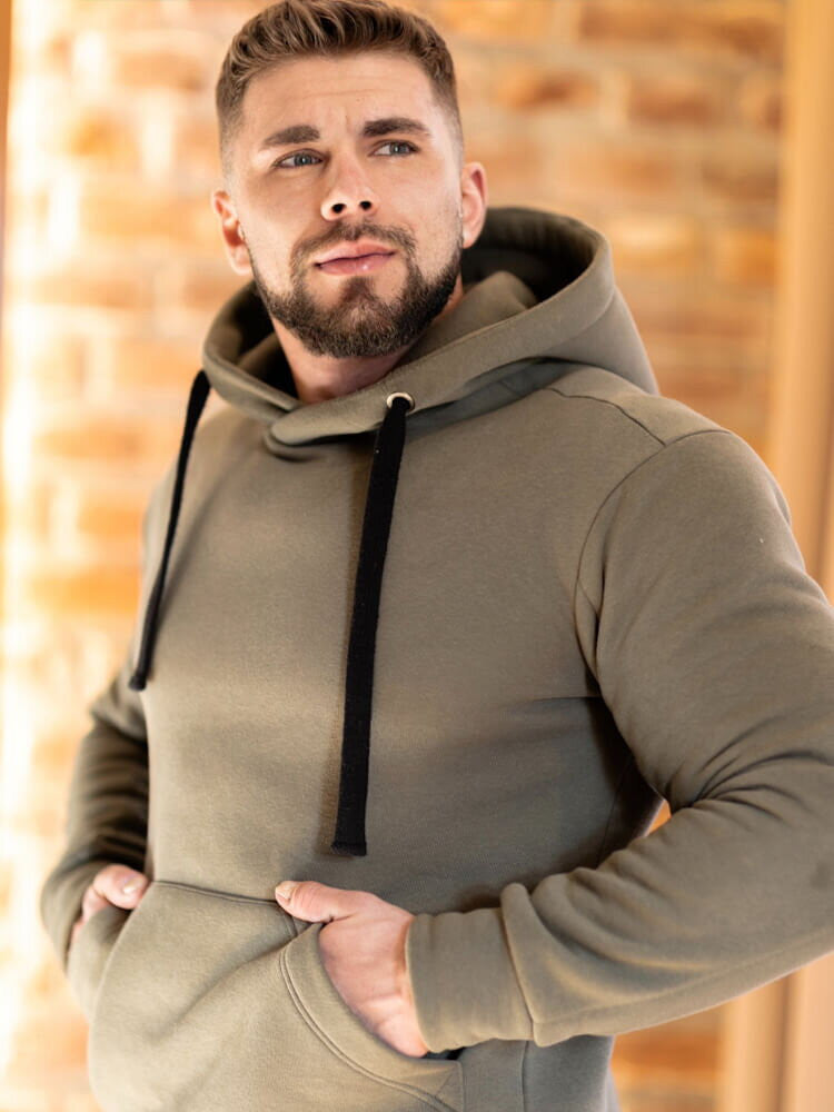 Pánska mikina VSB HOODIE khaki