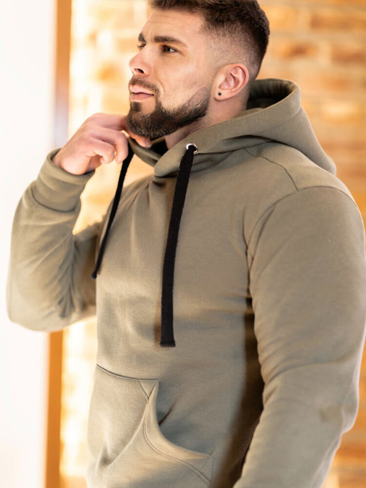 Pánska mikina VSB HOODIE khaki